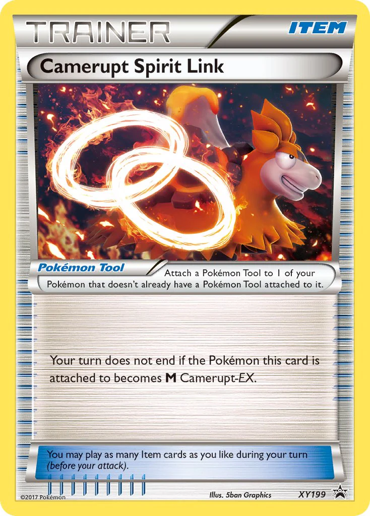 XY Black Star Promos 199 Camerupt Spirit Link