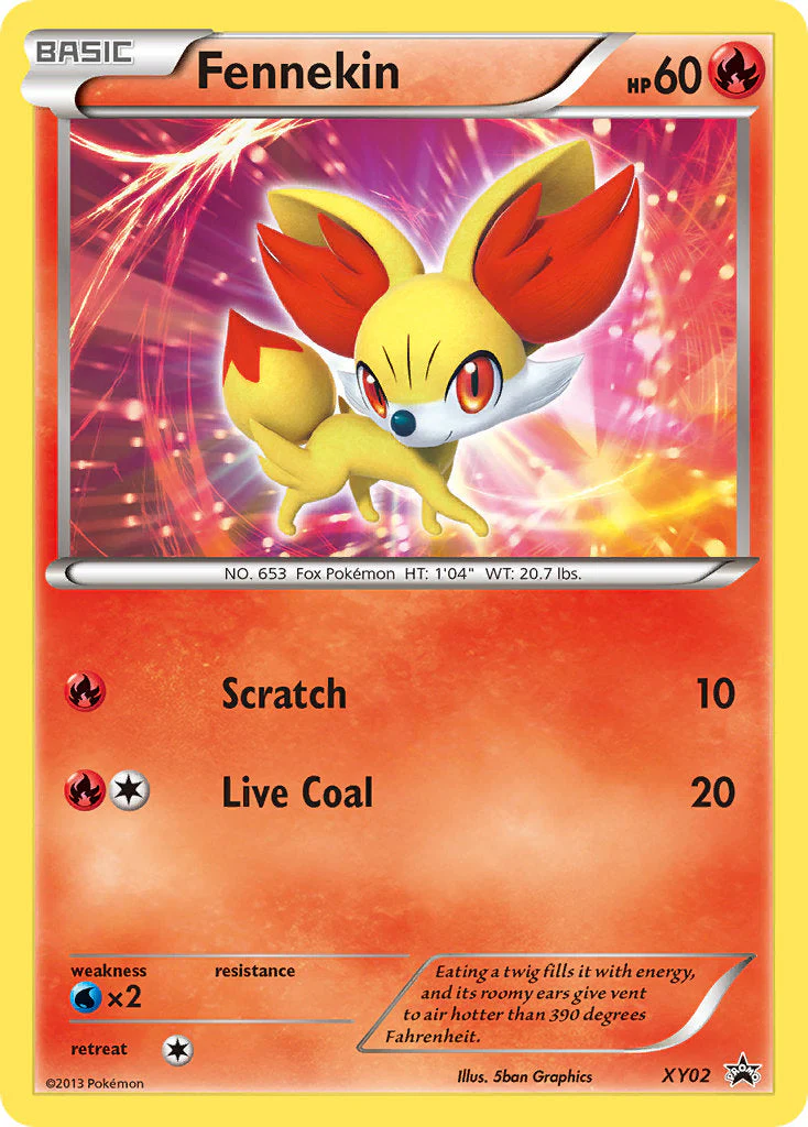 XY Black Star Promos 002 Fennekin