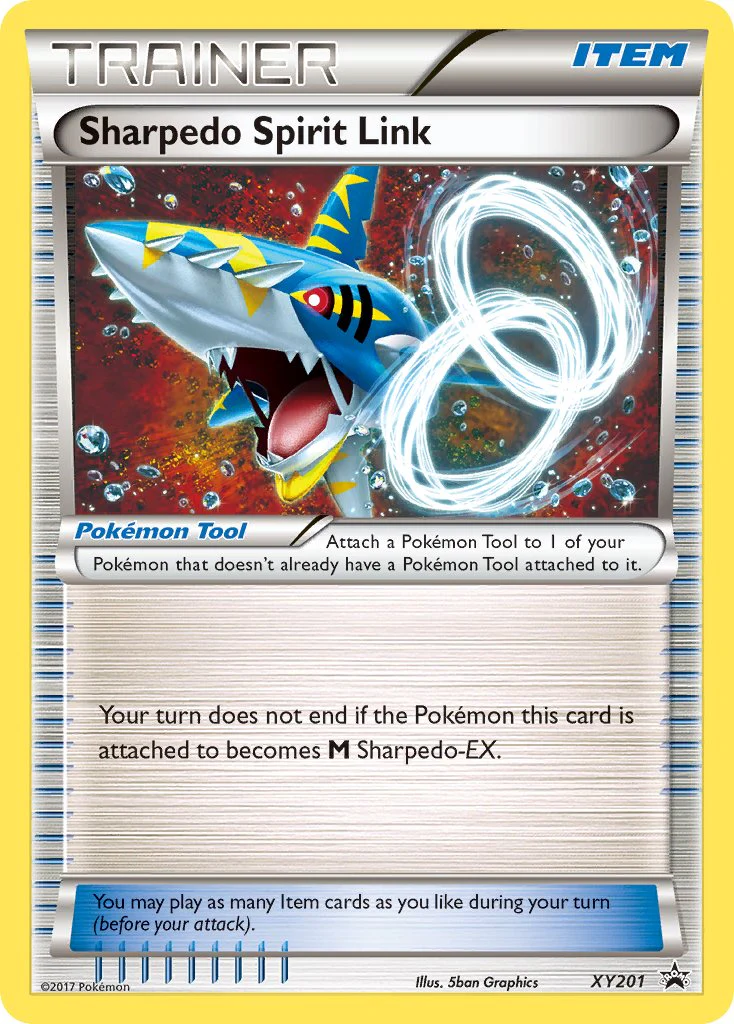 XY Black Star Promos 201 Sharpedo Spirit Link