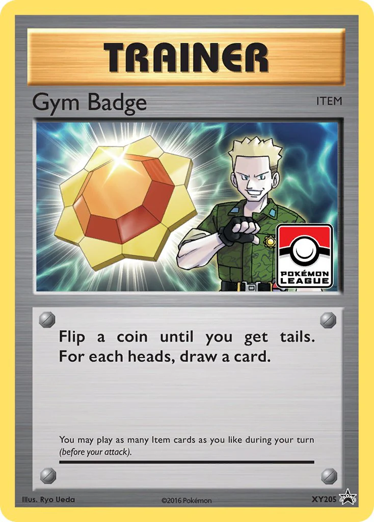 XY Black Star Promos 205 Gym Badge