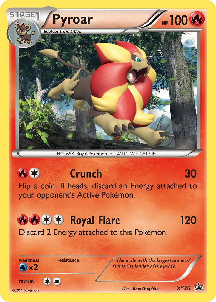 XY Black Star Promos 026 Pyroar