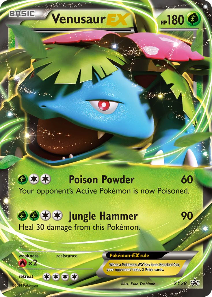 XY Black Star Promos 028 Venusaur-EX