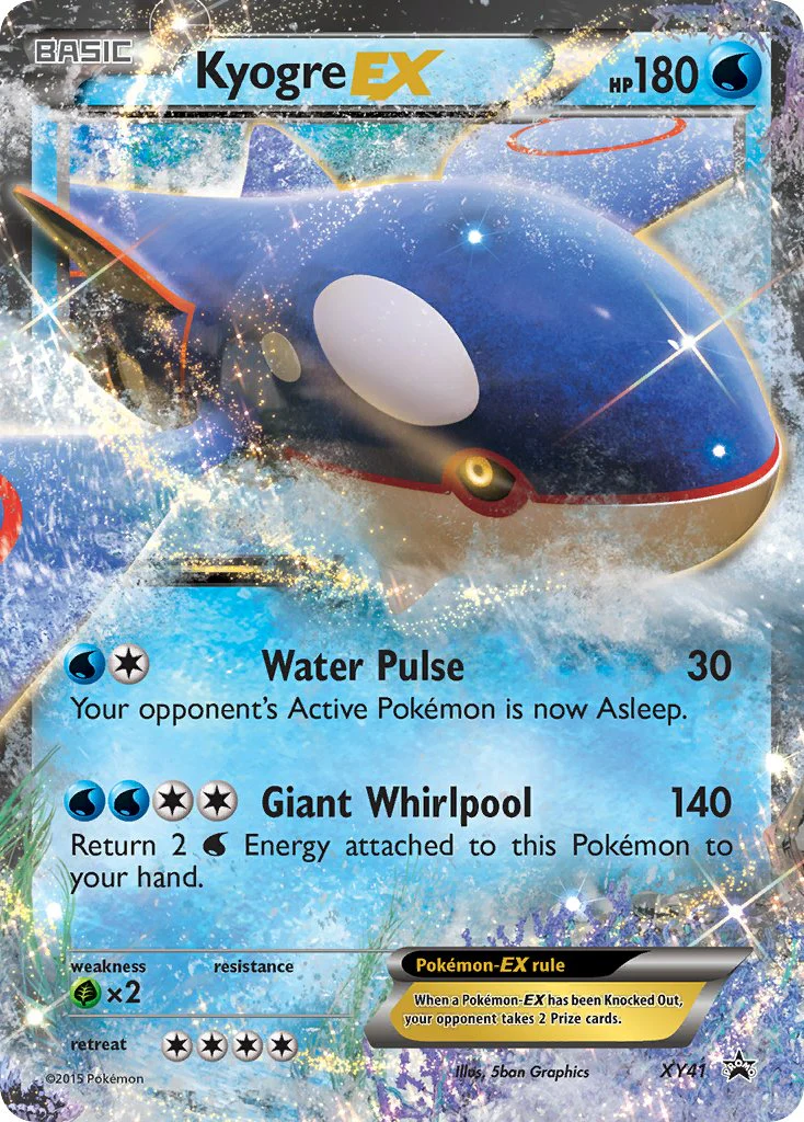 XY Black Star Promos 041 Kyogre-EX