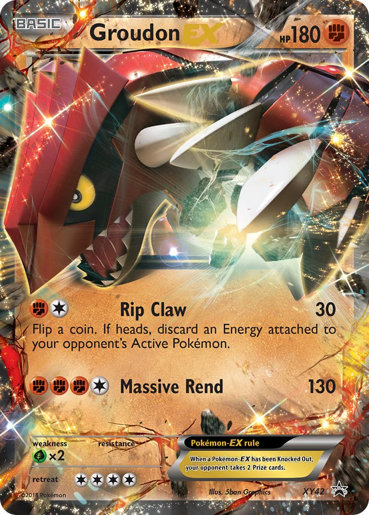 XY Black Star Promos 042 Groudon-EX