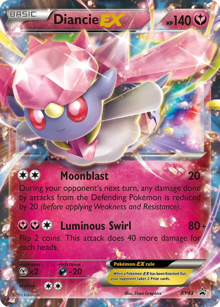 XY Black Star Promos 043 Diancie-EX