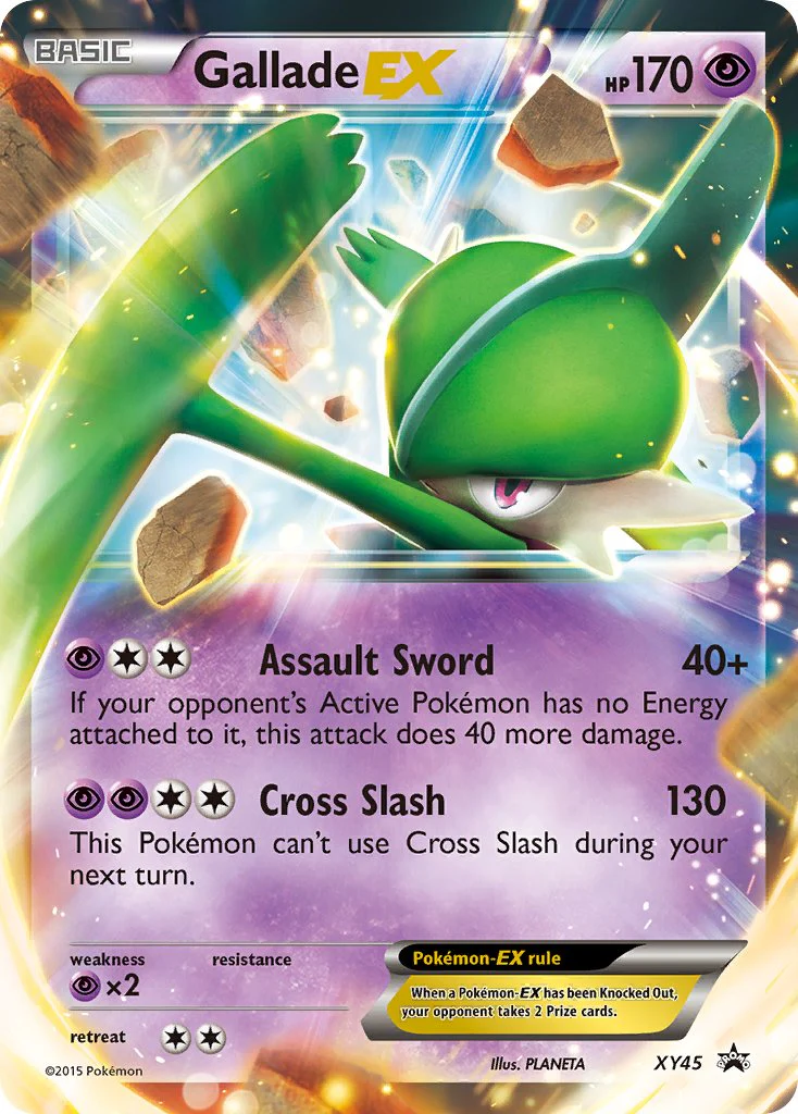 XY Black Star Promos 045 Gallade-EX