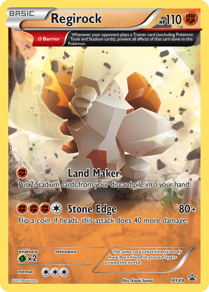 XY Black Star Promos 049 Regirock