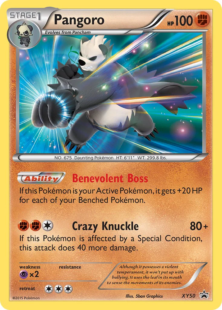 XY Black Star Promos 050 Pangoro