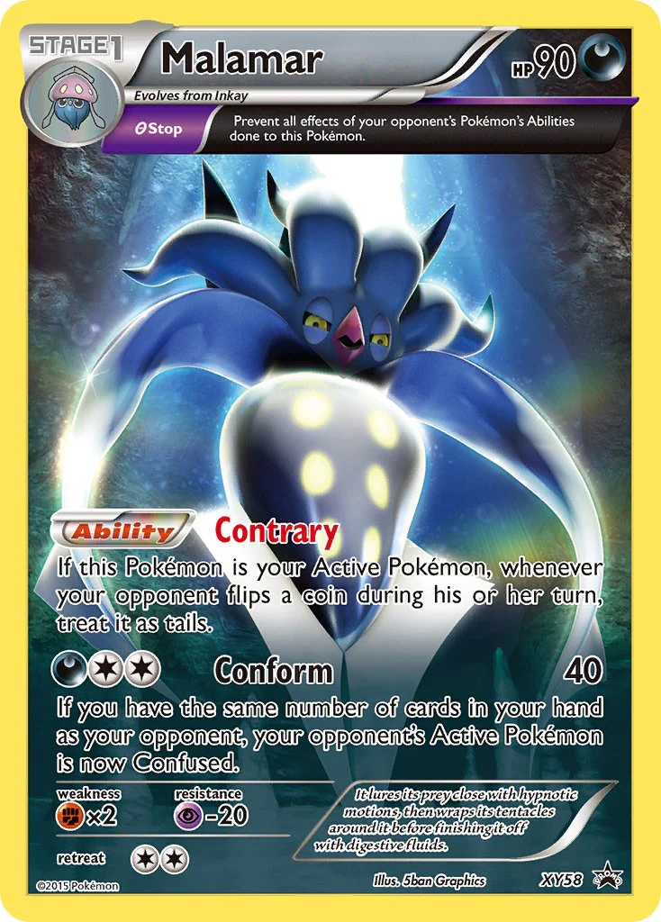 XY Black Star Promos 058 Malamar