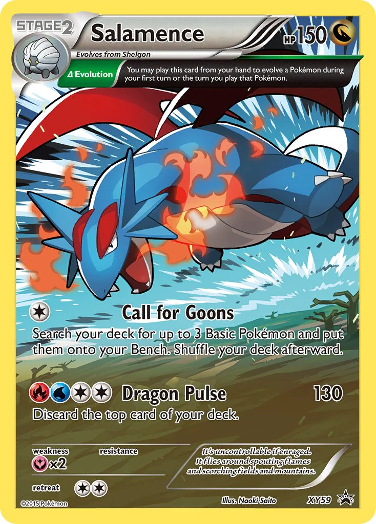 XY Black Star Promos 059 Salamence