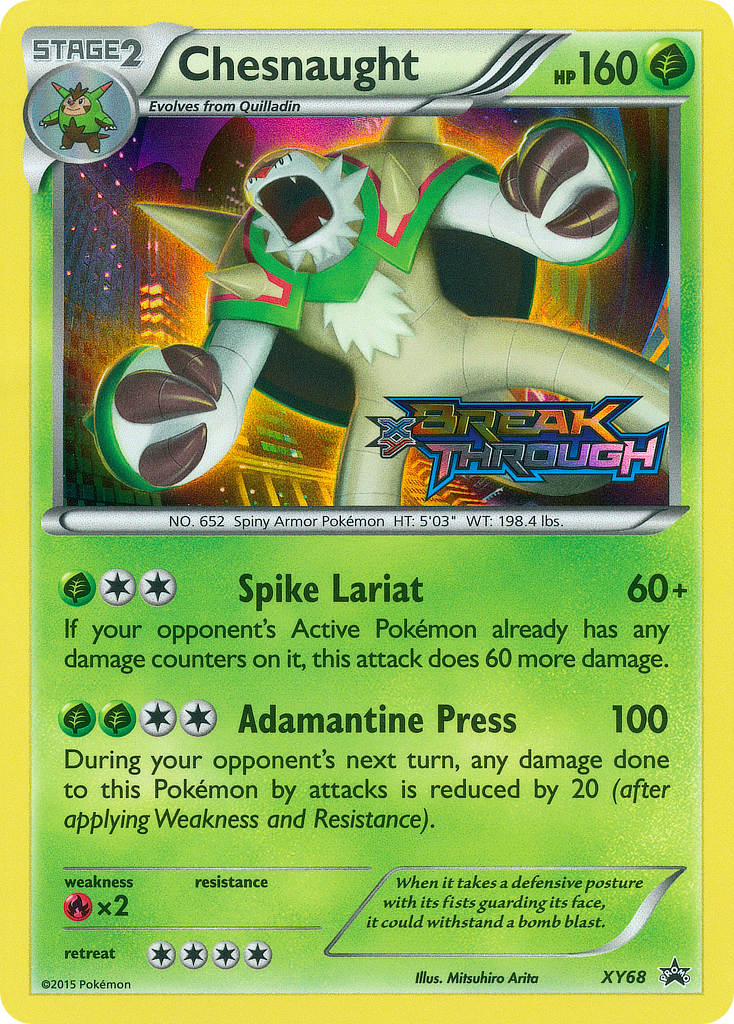 XY Black Star Promos 068 Chesnaught