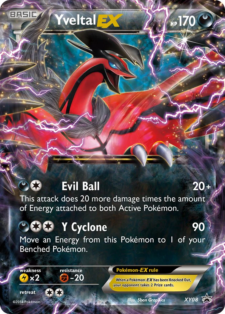 XY Black Star Promos 008 Yveltal-EX