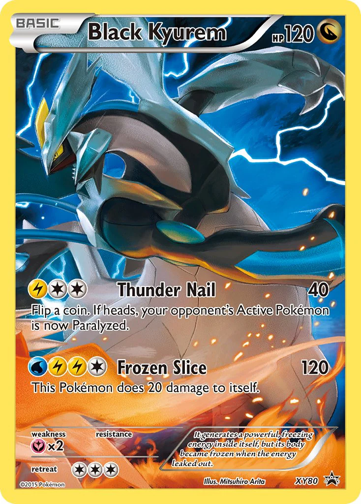 XY Black Star Promos 080 Black Kyurem