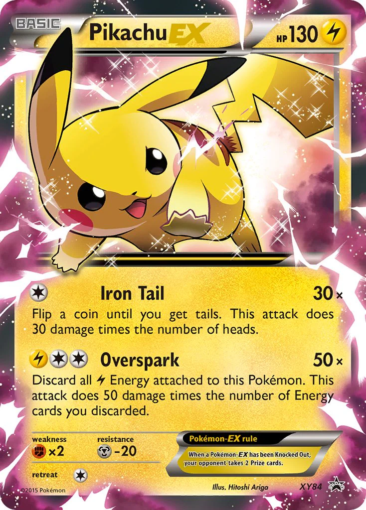 XY Black Star Promos 084 Pikachu-EX