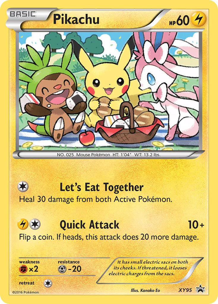 XY Black Star Promos 095 Pikachu