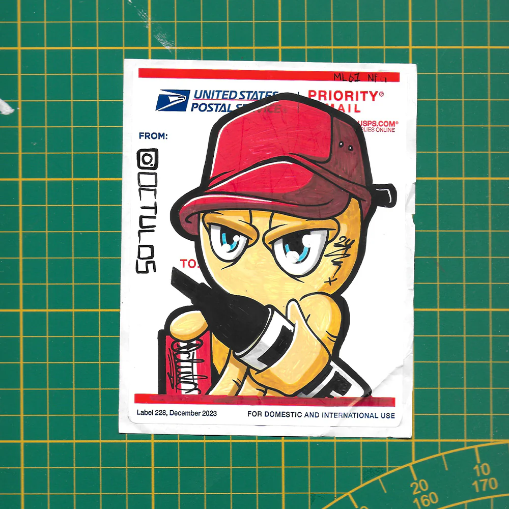 USPS Priority Mail Label 228 2023 *GLOSSY - Image 3